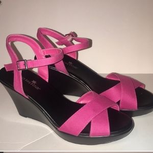 Pink Wedge heel size 11